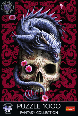 Puzzle 1000 Fantasy Collection Orientalny Smok Trefl Anne Stokes Collection 12+