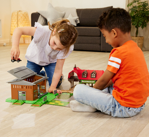 Zestaw Duża farma zagroda ze zwierzętami + traktor i akcesoria