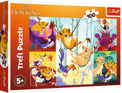 Puzzle Trefl Król Lew 100 elementów Dzielny Król Lew Disney Lion King