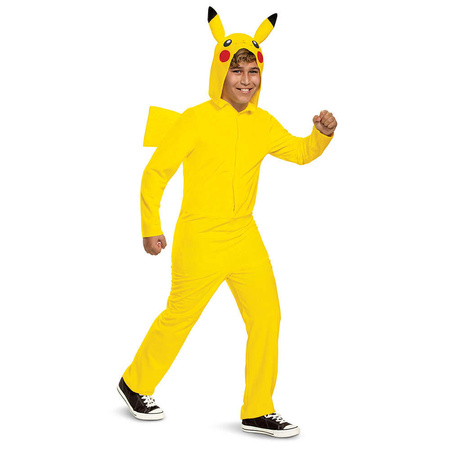 Strój karnawałowy Pokemon Pikachu kostium żółte przebranie 137-149 cm (10-12 lat) Kigurumi