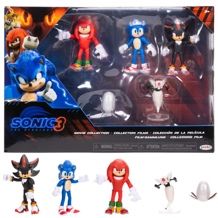 Zestaw figurek Sonic 3 The Hedgehog 5 elementów
