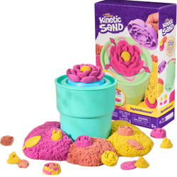 Piasek Kinetyczny Kinetic Sand zestaw plastyczny Magiczny Kwitnący Kwiat SquishBlossom