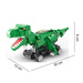 Klocki konstrukcyjne CaDA Zdalnie sterowana figurka Zielony Dinozaur T-Rex Tyranozaur RC Dual Mode 343 elementy