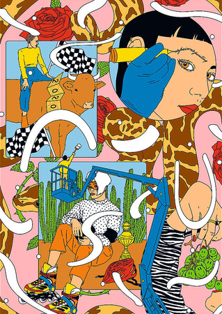 Puzzle 500 elementów Velvet Soft Touch No Pain, No Painting UFT