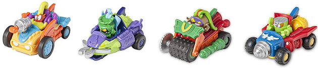 Zestaw 4 SZTUKI Magic Box Super Zings Seria 4 pojazd MegaJet + figurka SuperZings