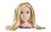 Zestaw Głowa do stylizacji czesania włosów lalka Blondynka Fryzjer + akcesoria