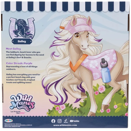 Wild Manes Zestaw Konik Figurka Bailey orzeźwiający wózek + akcesoria 18 elementów