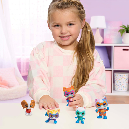 Disney Junior Superkoty Super Kitties zestaw 5 figurek Ekipa kotki