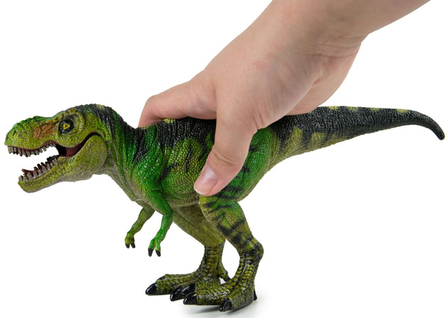 OUTLET Dino Tyranozaur T-rex Dinozaur Duża Ruchoma Figurka 27 Cm WADLIWY