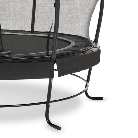 Trampolina ogrodowa z siatką zabezpieczającą Lotus Premium 305 cm czarna