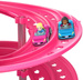 Barbie Duży Tor Wyścigowy Zakręcony z Windą Hot Wheels Raceverse + 2 Autka 47 Cm