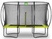 Trampolina ogrodowa z siatką zabezpieczającą Silhouette 244x366 cm zielona