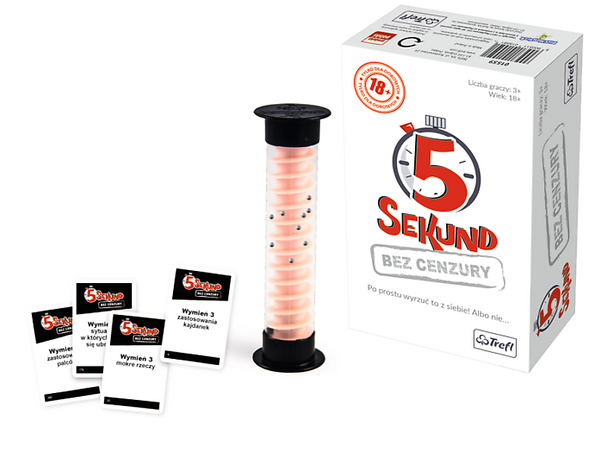 Gra 5 sekund Bez cenzury dla dorosłych Trefl towarzyska imprezowa