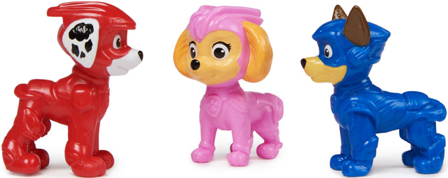 Psi Patrol Zestaw 3 Figurki Chase Skye Marshall The Movie