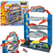 Zestaw Hot Wheels City Garaż Kaskaderski 4-piętrowy + Samochód Wyścigówka