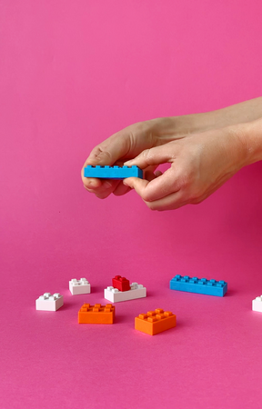 Klocki konstrukcyjne Classic zestaw 350 elementów Marioinex