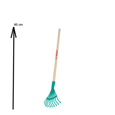 Grabie Bosch dla dzieci z drewnianym trzonkiem 90 cm Klein 2717