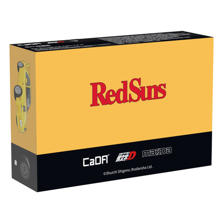 Klocki Konstrukcyjne CaDA auto żółta Mazda RX-7 FD3S Initial D samochód 66 elementów 1:35