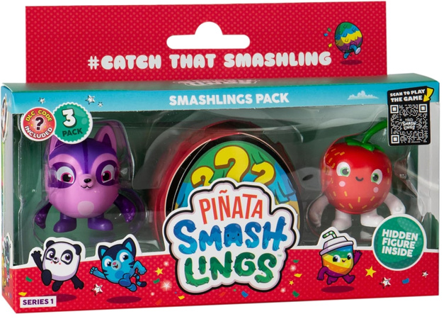 Zestaw Pinata SmashLings 3 losowe figurki stworki Smashlings Pack