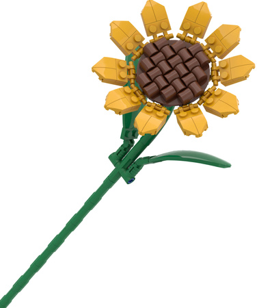 Klocki konstrukcyjne Pantasy Słonecznik 10 cm 115 elementów