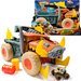 Monster Jam Mini Jams Megalodon Mad Hog Chomper zestaw z dużym i małym autkiem 1:87 