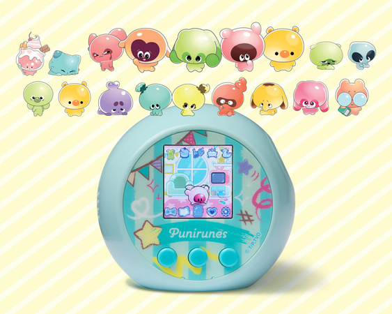 Punirunes Zwierzątko Cyfrowe Do Opieki Squishy Interaktywna Sensoryczna Gra gra elektroniczna Spin Master