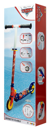 OUTLET Hulajnoga dwukołowa Auta Cars Disney Zygzak McQueen składana do 50 Kg USZKODZONE OPAKOWANIE