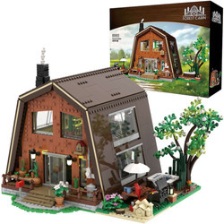 Klocki konstrukcyjne Pantasy Domek w lesie 2010 elementów