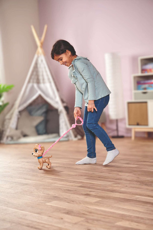 Mały Interaktywny Szczeniaczek Podręczny Piesek Chi Chi Love Pii Pii Puppy robi siku