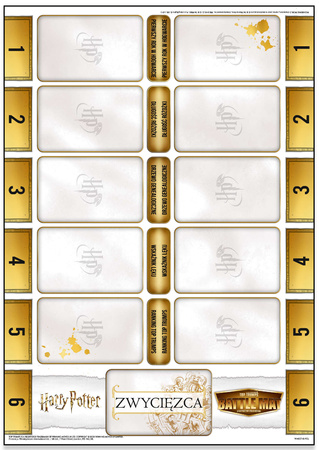 Gra karciana Battle Mat Harry Potter mata bitewna do gry + karty Top Trumps