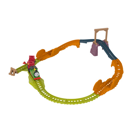 Zestaw Tomek i Przyjaciele Dostawa poczty Piotrusia lokomotywa z napędem + tory