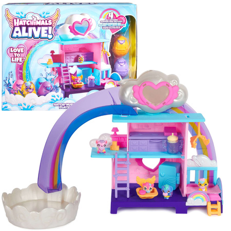 OUTLET Hatchimals Alive! Surprise zestaw żłobek opieka nad maluszkami + figurka WYBRAKOWANY