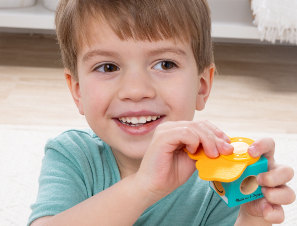 Klocki Drewniane Zwierzątka Blockables Na Farmie Melissa & Doug 16 El.