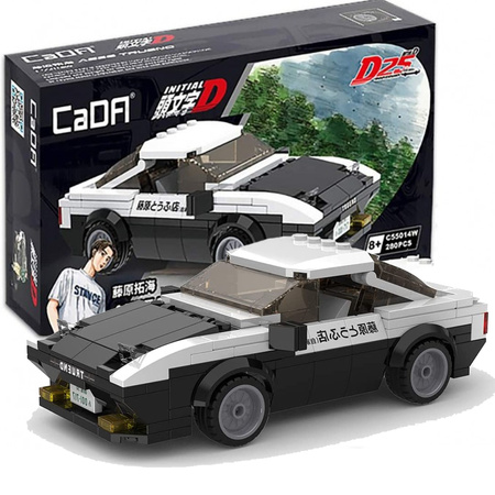Klocki CaDA zestaw aut Mazda RX-7 FD3S, Toyota AE86 Trueno Initial D, Humvee 674 el.