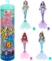 Barbie Color Reveal kolorowa lalka Syrenka morska niespodzianka + akcesoria 6 elementów