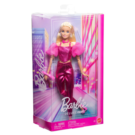 Barbie Lalka Kolekcjonerska Deluxe Style w różowym komplecie nr 5