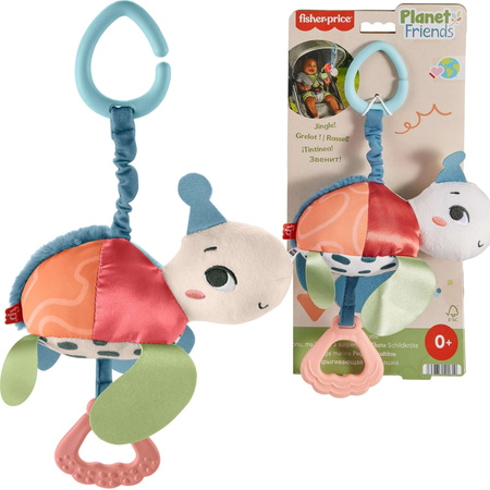 Planet Friends Zawieszka do wózka Żółw Sea Me Bounce + gryzak GRATIS