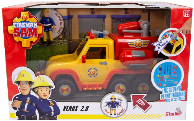 Strażak Sam pojazd strażacki Venus 2.0 z figurką Penny światło i dźwięk