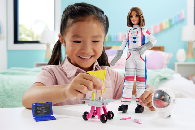 Barbie Kariera Astronautka Lalka + akcesoria