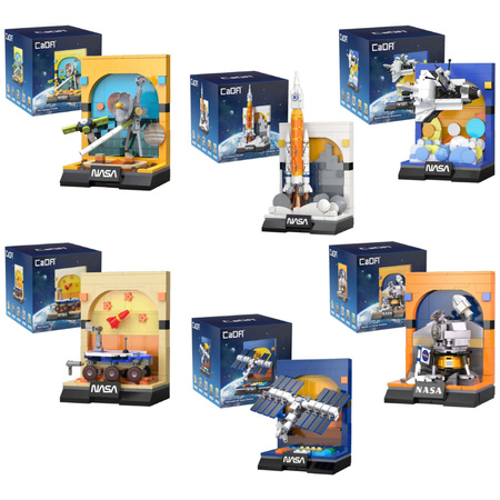 Duży zestaw kosmiczny klocki konstrukcyjne CaDA NASA wystawa 1182 elementów