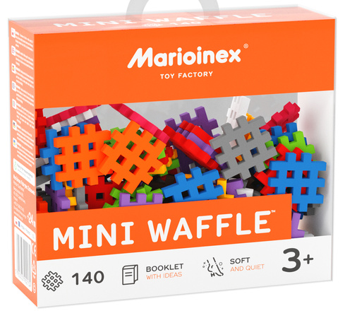 Klocki konstrukcyjne Mini Waffle 140 elementów Marioinex