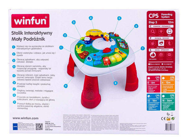 OUTLET Stolik Interaktywny Mały Podróżnik