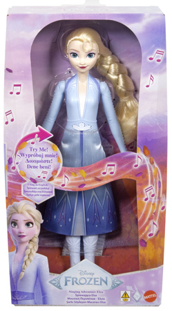 Śpiewająca lalka Elsa Disney Kraina Lodu Frozen 30 cm