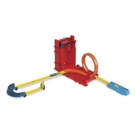 Hot Wheels zestaw Kanister Kaskaderskie Pudełko + samochodzik