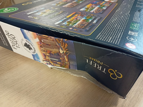 OUTLET Puzzle 1500 Manhattan, Nowy Jork Unlimited Fit Technology USZKODZONE OPAKOWANIE