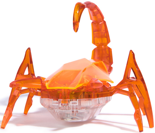 Hex Bots Ruchoma Figurka Scorpion Pomarańczowy Zabawka Sensoryczna Światło