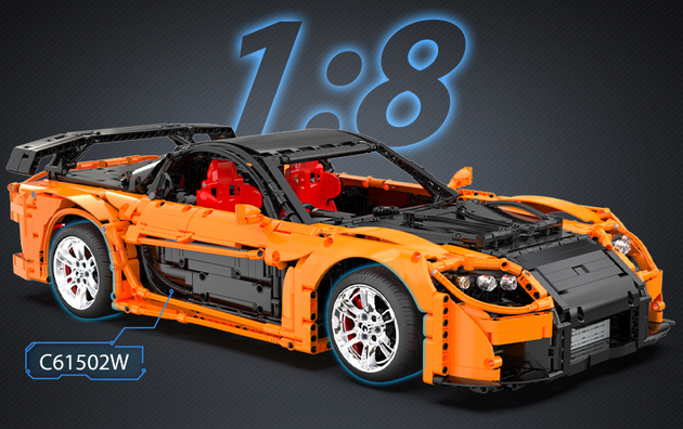 CaDA Zestaw licencjonowanych opon Goodyear 1:8 do pojazdów RC i modeli statycznych 4 elementy D013-003