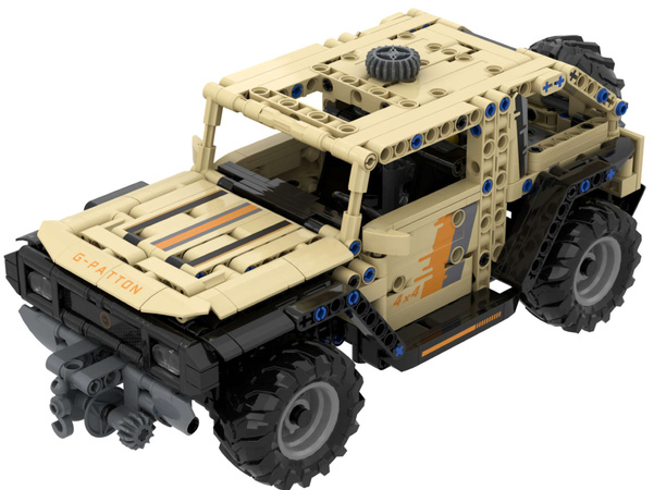 Klocki konstrukcyjne Pantasy Pojazd G-Patton XT 1:18 samochód 26,4 cm 694 elementy