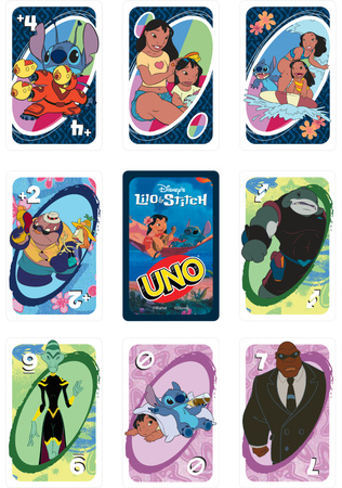 Towarzyska Gra karciana UNO Disney Lilo & Stitch