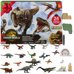 Jurassic World Odrodzenie Kalendarz Adwentowy Figurki + akcesoria 24 elementy